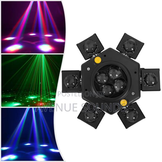 6 Arm Stage Moving Head Light With Laser - thumbnail 2