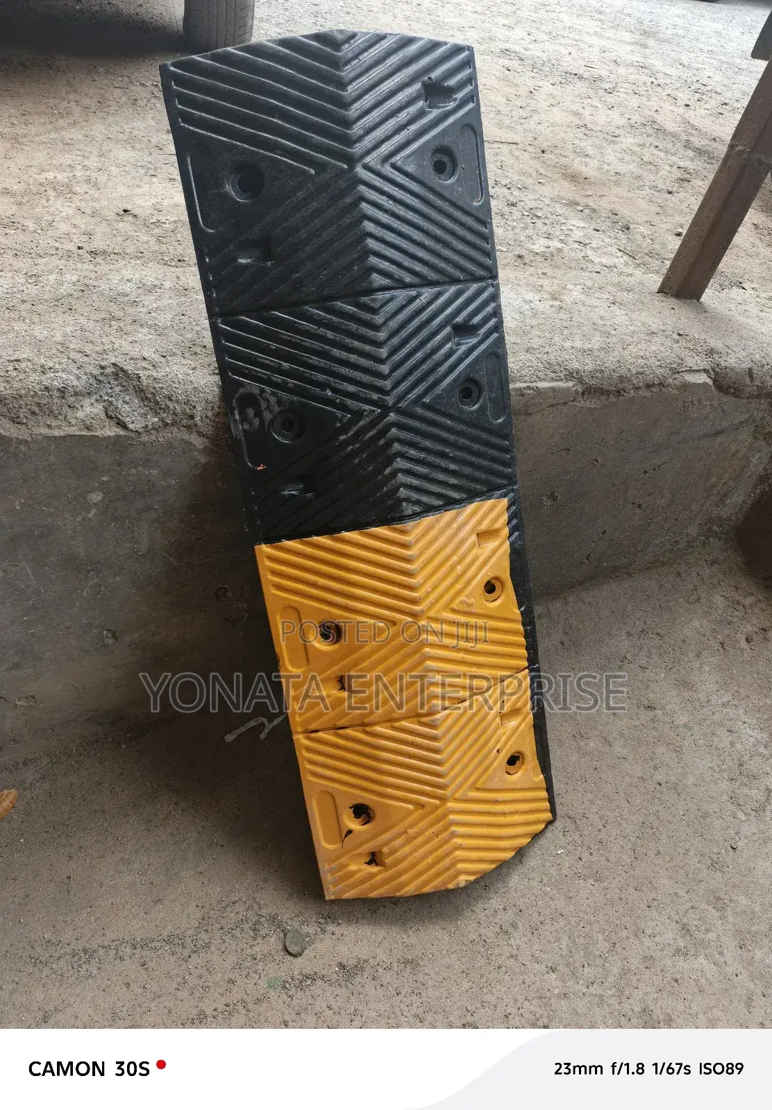 Interlocking Rubber Speed Bump 50mm Thick
