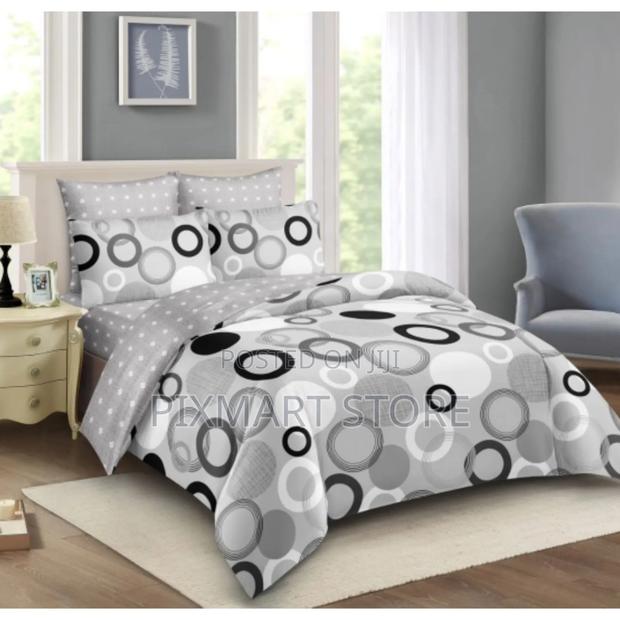 5x6 Warm Cotton Binded Duvet Set With Pillowcases Bedsheet - main view