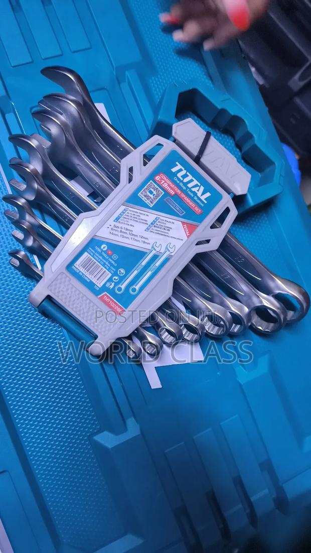 Affordable Total 8pc Combination Spanner Set - main view