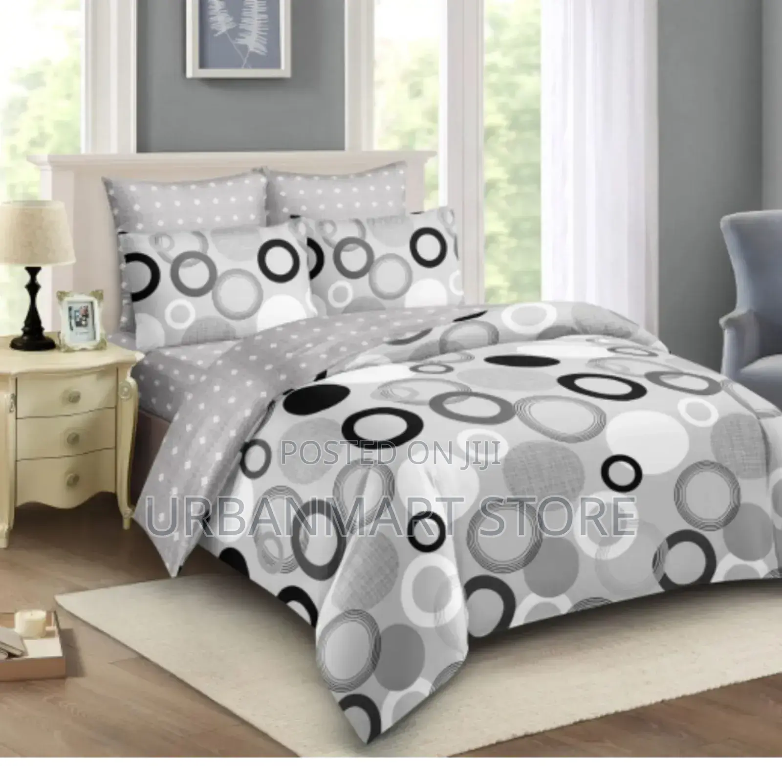Cozy Cotton 5x6 Bedding Set - Duvet, Bedsheet 2 Pillowcases