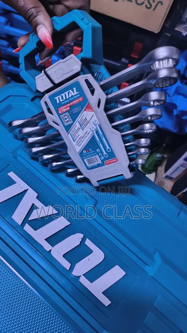 Industrial Total Rachet Spanner Set 8pcs - main view