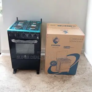 50x55x84cm Free Standing 4 Gas Burner Cooker With Oven Included