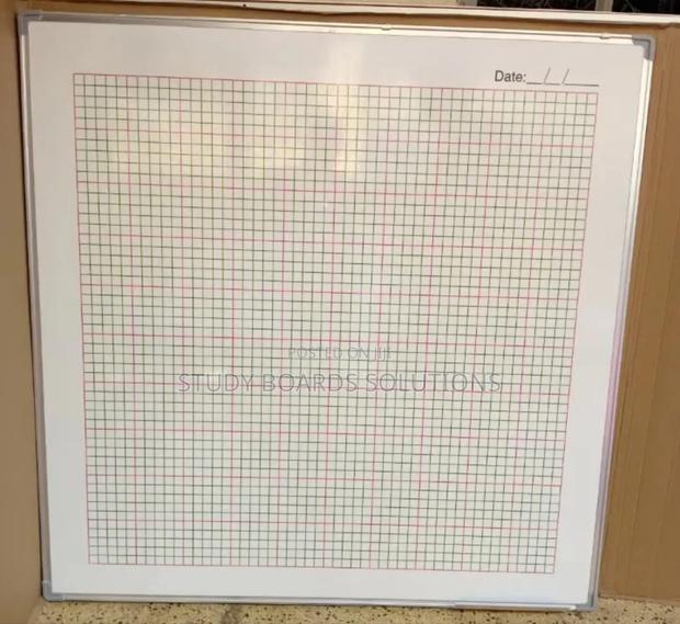 4ftx4ft Magnetic Dry Erase Graph Boards - main view