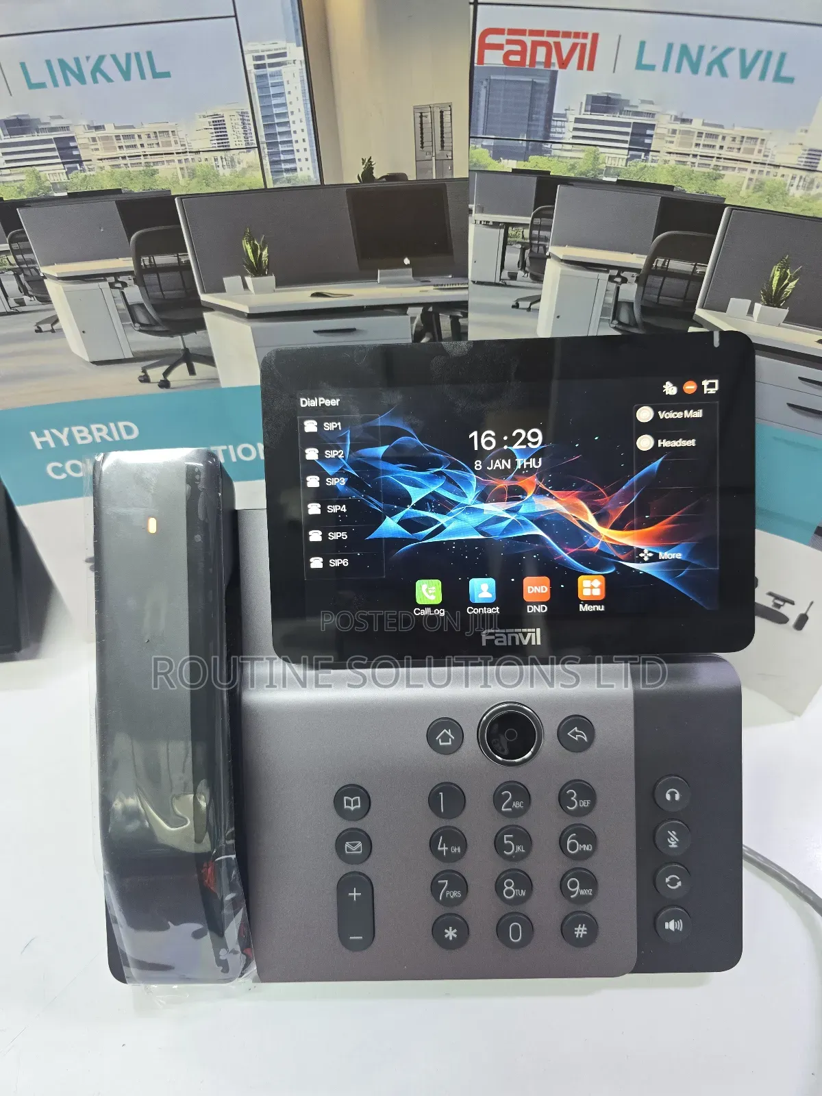 Fanvil V66 Pro Prime Business Ip Phone Touch Screen.