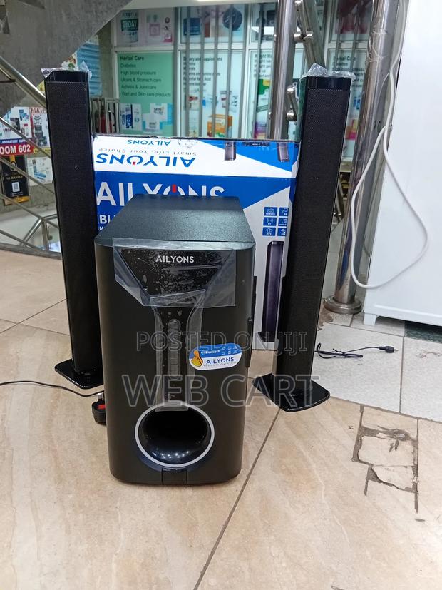 Ailyons 2.1ch Tall Boy Home Audio System With Sub Woofer