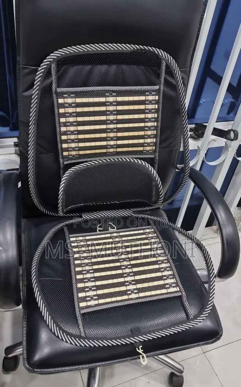 Car / Home Seat Cushion With Wire Mesh Lumbar Back