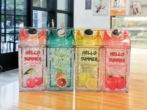 *Hello Summer Aclyric Smoothie/Party Cups With Straw