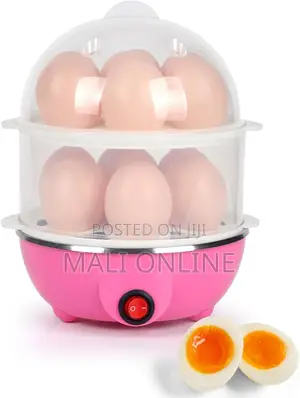 Electric Egg Boiler Poacher 7 to 14 Egg Capacity Steamer Auto Shut-Off