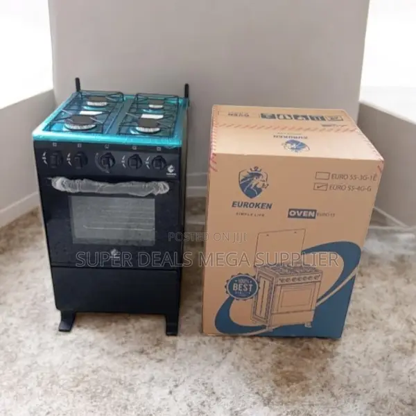 Super Quality 4 Gas Burner Free Standing Cooker With Oven, 50x55x84cm