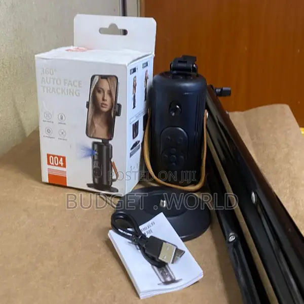 360°Rotating Intelligent Auto-Face Tracking Gimbal With Remote Control
