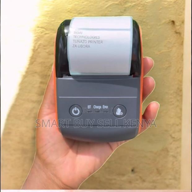 58mm Mini Receipt Label Barcode Printer Bluetooth 203dpi Long Battery