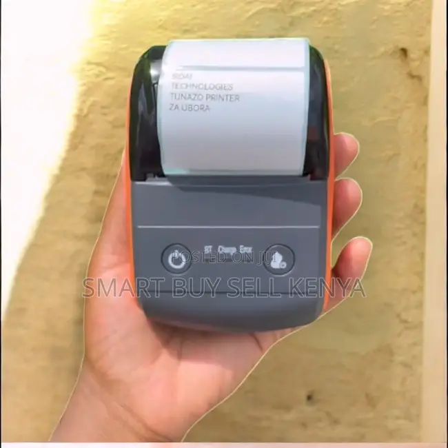 58mm Mini Receipt Label Barcode Printer Bluetooth 203dpi Long Battery