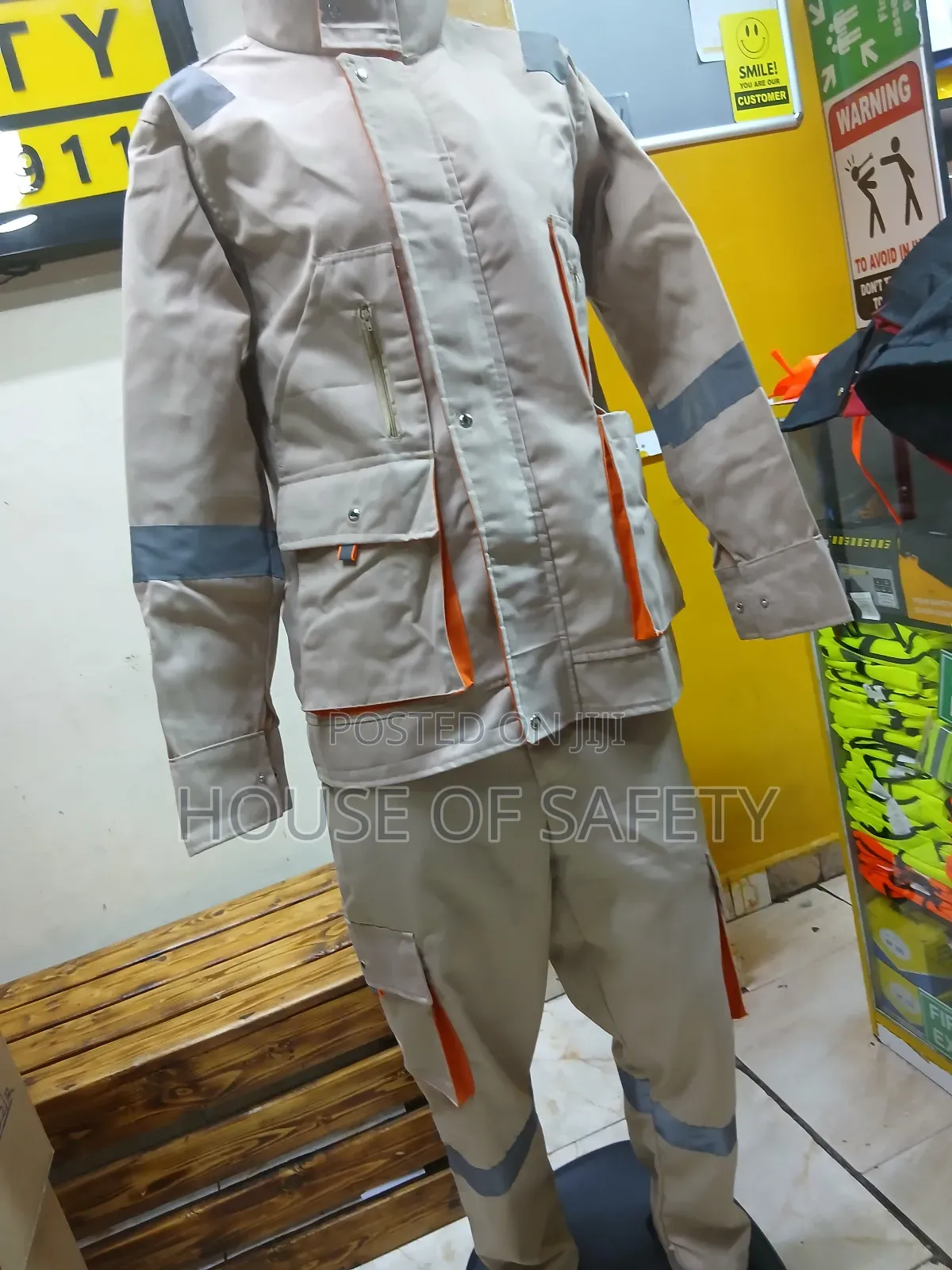 Light Weight Pess Button Beige Suits