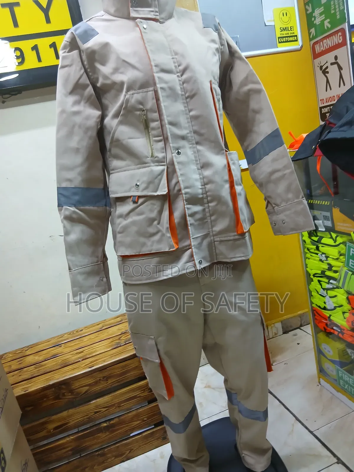 Light Weight Pess Button Beige Suits
