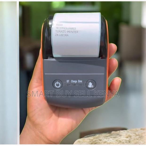 58mm Mini Receipt Label Barcode Printer Dot Matrix Sticker Support