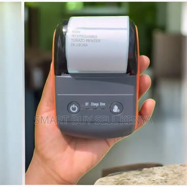 58mm Mini Receipt Label Barcode Printer Dot Matrix Sticker Support