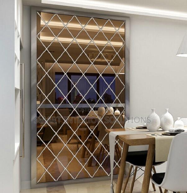 Diamond Mirrors for Restaurant Walls