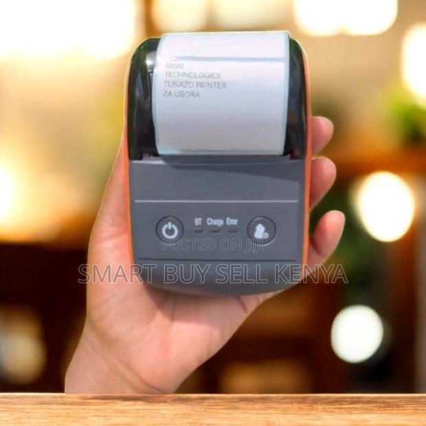 58mm Compact Receipt Label Barcode Printer Bluetooth Rechargeable