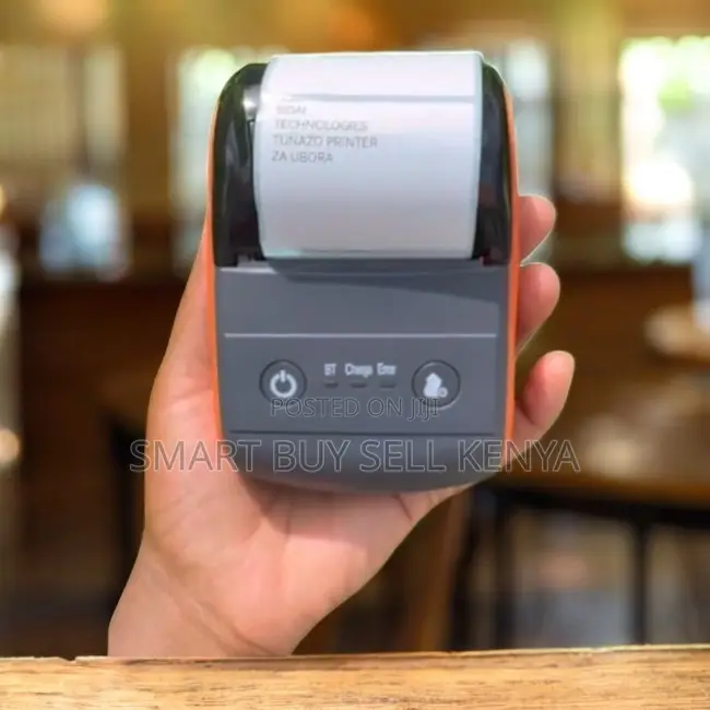 58mm Portable Receipt Label Barcode Printer Bluetooth Stable Link