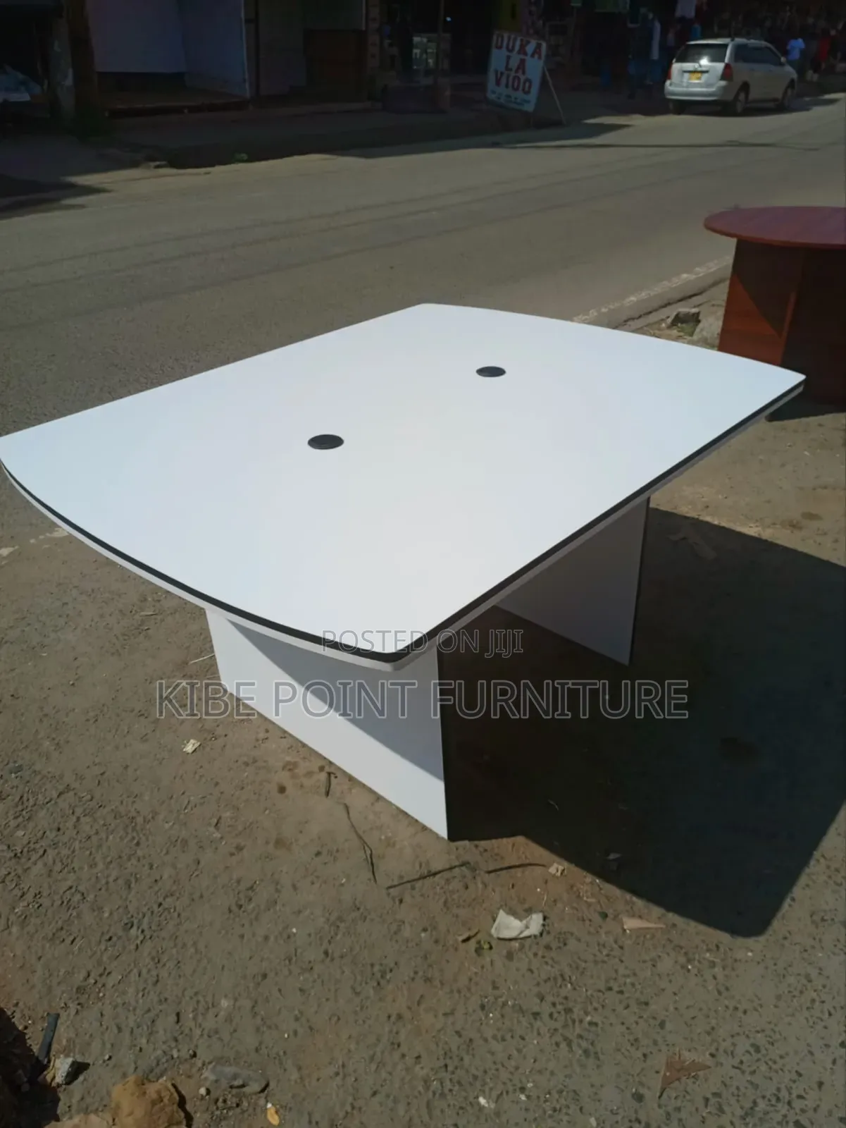 White Boardroom Table Available