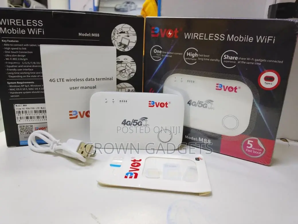 4g/5g Mobile Wifi Hotspot Bvot M88 Fast Boot Router