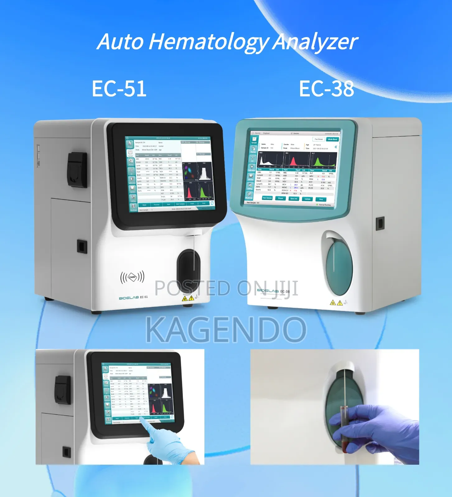 Bio Elab 3-Part Hematology Analyzer