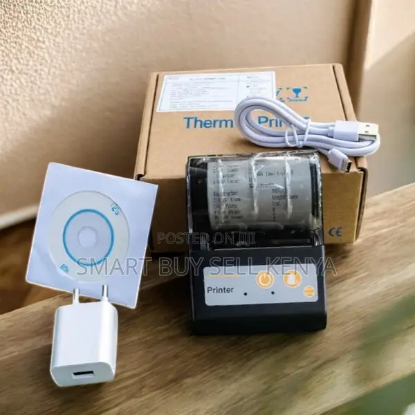58mm Bluetooth Thermal Receipt Printer With 150mm/S Speed, Portable