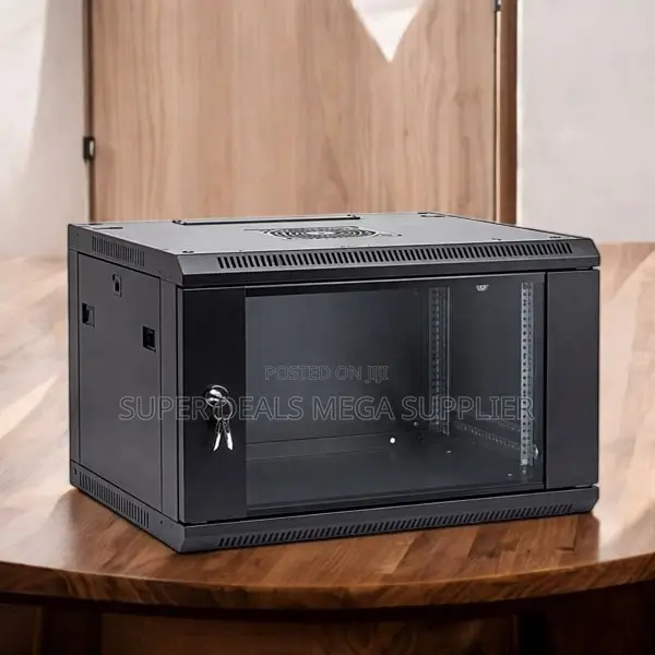 6u Wall Mount Cabinet, Transparent Window and Easy Cable Entry