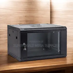 6u Data Cabinet, Lockable Steel Frame and Quick Release Front Door