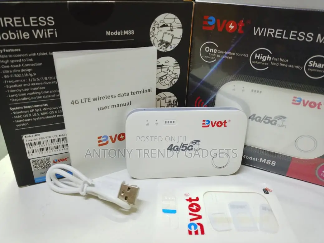 Bvot M88 Portable 4g/5g Wifi Router Pocket Hotspot