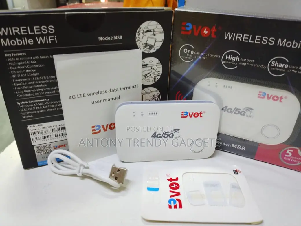 Bvot M88 Portable 4g/5g Wifi Router Pocket Hotspot