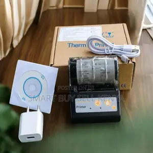 Mini 58mm Bluetooth Thermal Printer With 2000mah Battery Portable