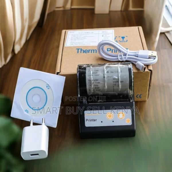 Mini 58mm Bluetooth Thermal Printer With 2000mah Battery Portable