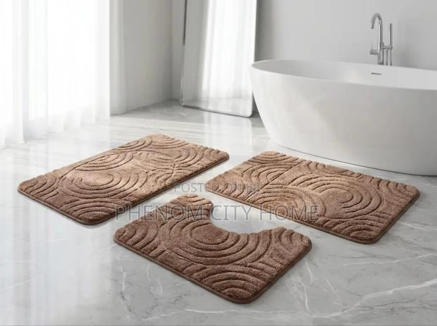 New Arrival 3 Piece Bathroom Mats - thumbnail 2
