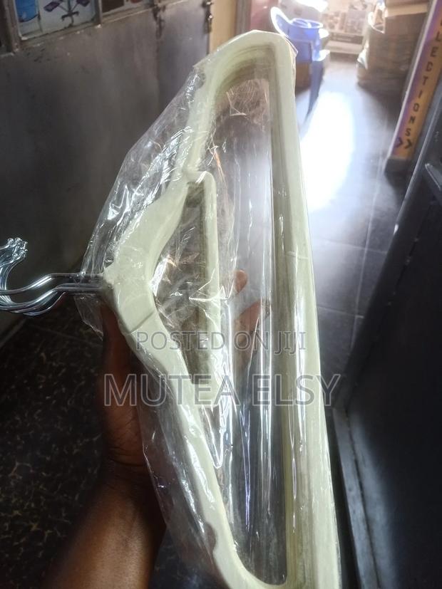 Black,Grey,Cream White Velvet Antislip Hangers - thumbnail 4