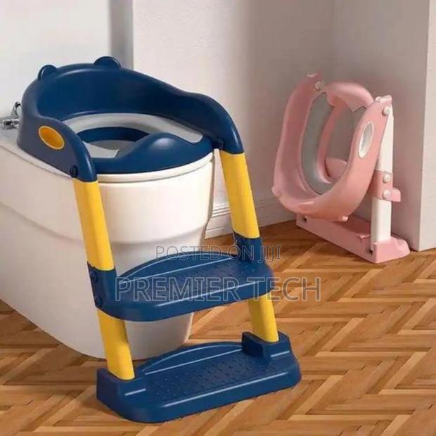 Baby Auxiliary Toilet Ladder Folding Seat for Kids Training