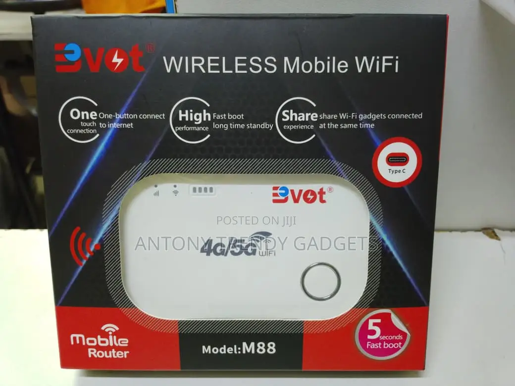 Compact Bvot M88 Portable Wifi Router For Travel & Home