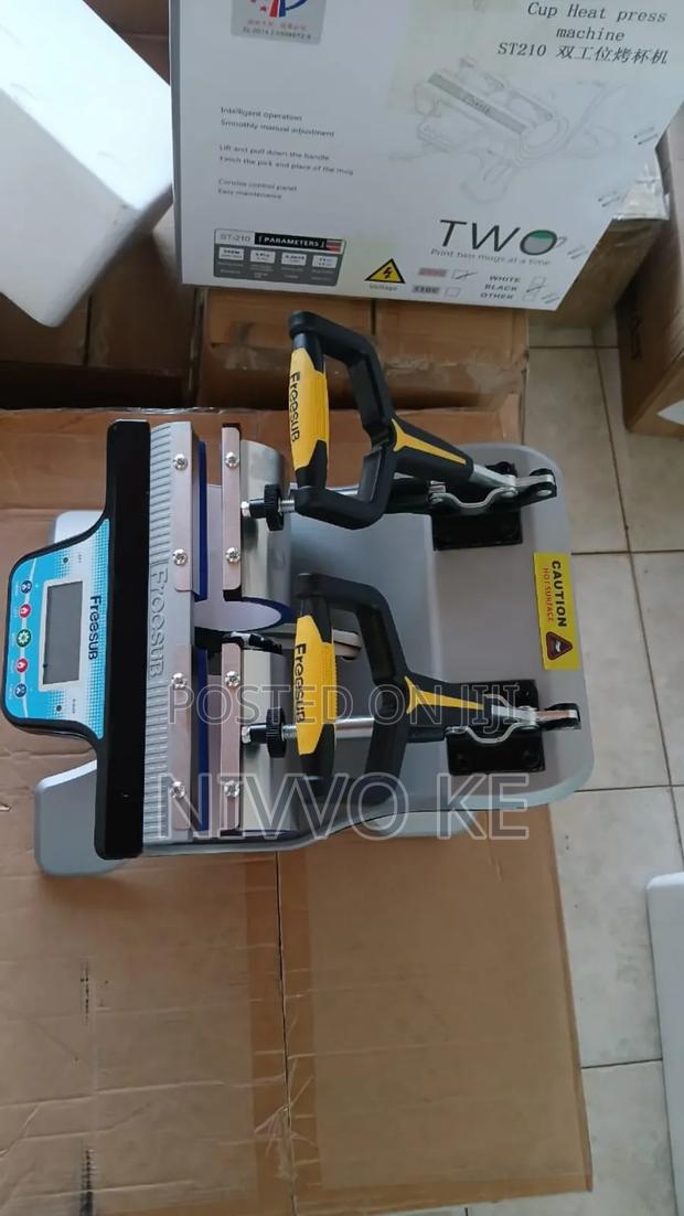 High Quality Two Station Mug Heat Press - thumbnail 4