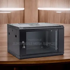 6u Wall Cabinet, Two Keys Supplied and Vented Side Panels