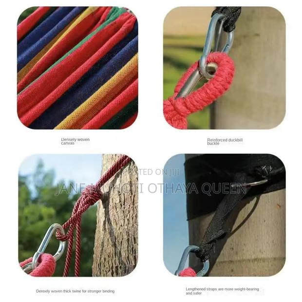 *Stripped Outdoor Hammock * - thumbnail 2