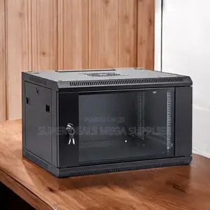 6u Data Cabinet, Reversible Front Door and Adjustable 19′′ Rails