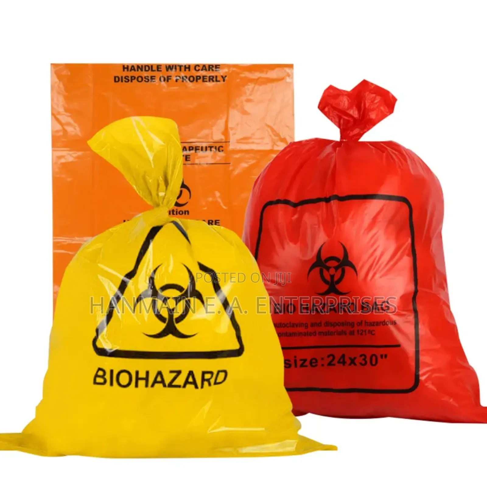 Hospital Bio Hazard Waste Garbage Bags