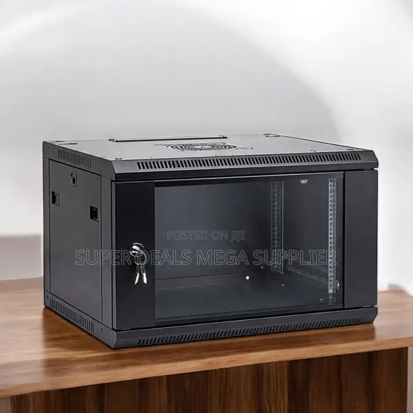 6u Wall Mount Cabinet, Easy Access and Strong Steel Construction