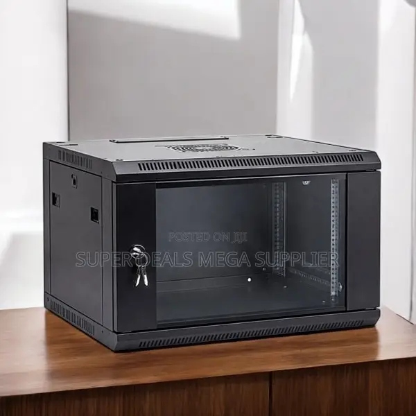 6u Wall Cabinet, Quick Release Front Door and Easy Cable Entry