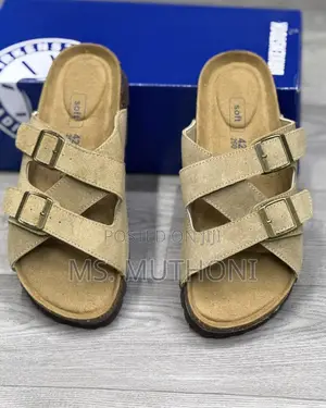 Birkenstock Sandals in a Tan/Brown Suede-Like Material Size 38-45