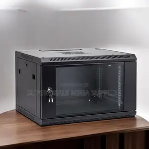 6u Data Cabinet, Vented Side Panels and Lockable Front Door