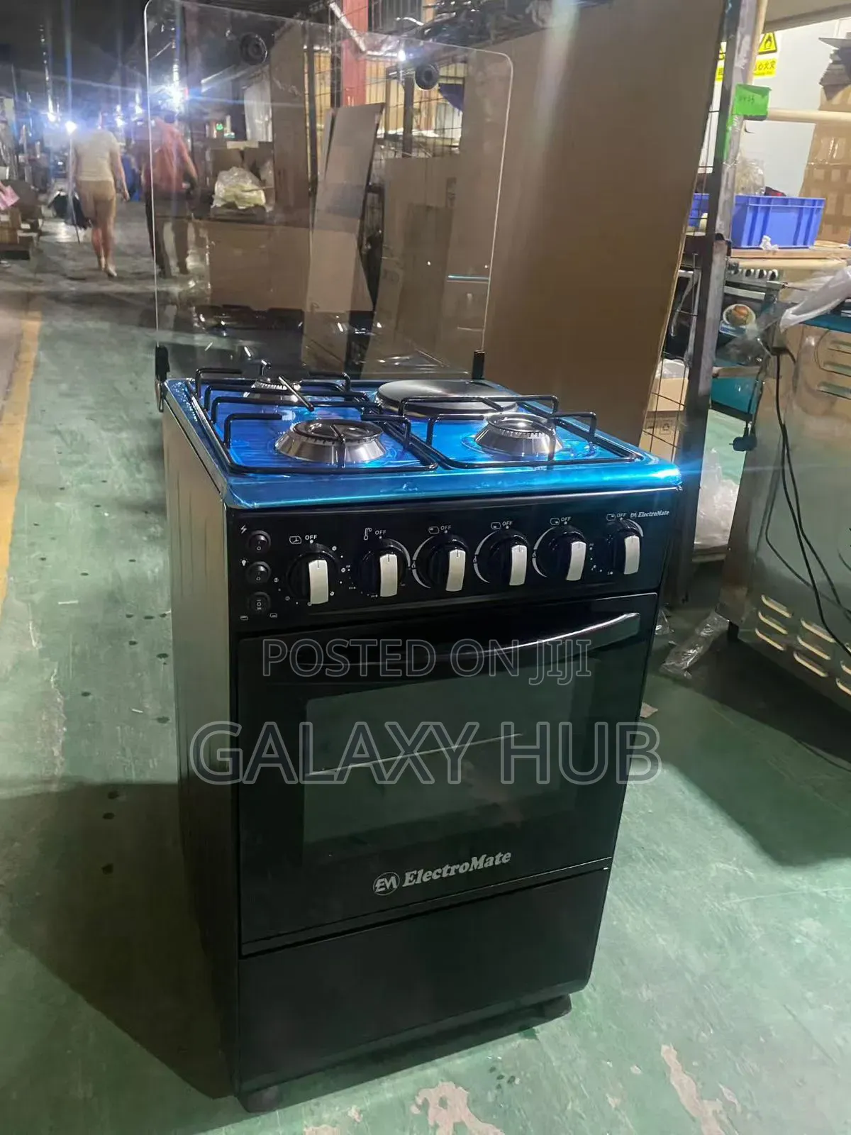 50×55 Electromate 3+1 Standing Cooker With Electric Oven Cooker