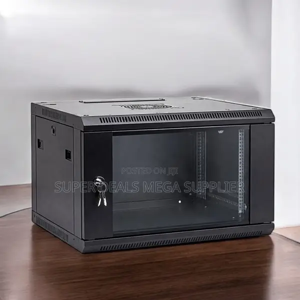 6u Wall Cabinet, Adjustable Front, Rear Profiles and Easy Mounting