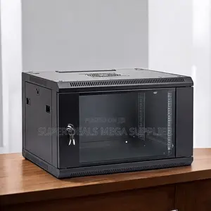 6u Wall Cabinet, Two Keys Supplied and Quick Release Door
